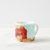 Alphonse Mucha Art Summer Espresso Kop (Voorkant rechts)
