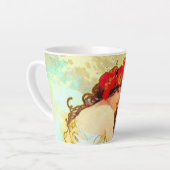 Alphonse Mucha Art Summer Latte Mok (Linkerhoek)