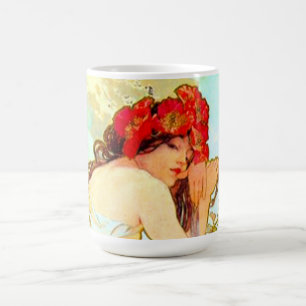 Alphonse Mucha Art Summer Magische Mok