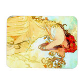 Alphonse Mucha Art Summer Magneet (Horizontaal)