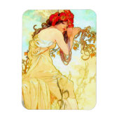 Alphonse Mucha Art Summer Magneet (Verticaal)