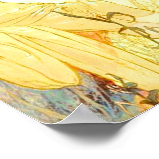 Alphonse Mucha Art Summer Poster (Hoek)