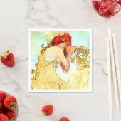 Alphonse Mucha Art Summer Servet (Insitu)