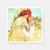Alphonse Mucha Art Summer Servet (Voorkant)