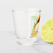 Alphonse Mucha Art Summer Shot Glas (Links)