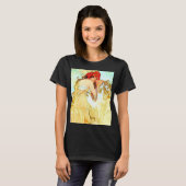Alphonse Mucha Art Summer T-shirt (Voorkant volledig)