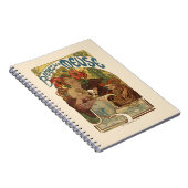 Alphonse Mucha Artwork Notitieboek (Rechterzijde)