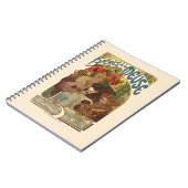 Alphonse Mucha Artwork Notitieboek (Linkerzijde)