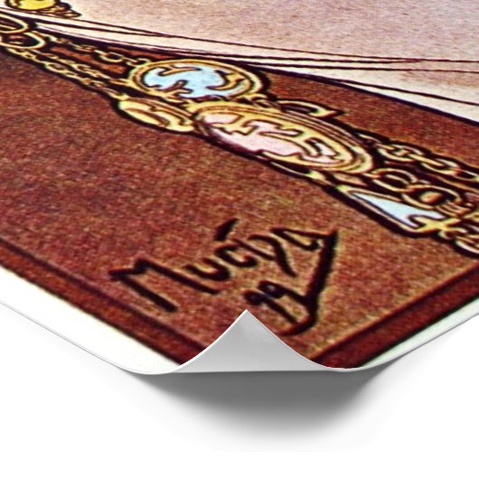 Alphonse Mucha Artwork Poster (Hoek)