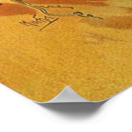 Alphonse Mucha Autumn Poster (Hoek)