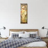 Alphonse Mucha, Avondbeschouwing Canvas Afdruk (Insitu (Slaapkamer))
