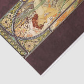 Alphonse Mucha, avondbeschouwing Tissuepapier (Detail)