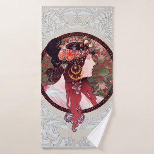 Alphonse Mucha Badhanddoek