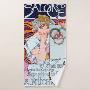 Alphonse Mucha Badhanddoek