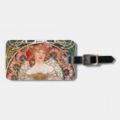 Alphonse Mucha Bagagelabel (Voorkant horizontaal)