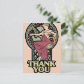 Alphonse Mucha Bedankt Cards Briefkaart (Staand voorkant)