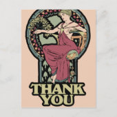Alphonse Mucha Bedankt Cards Briefkaart (Voorkant)