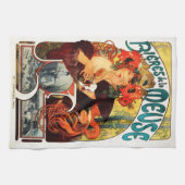Alphonse Mucha Beer van de Muse Kitchen Towel Theedoek (Horizontaal)