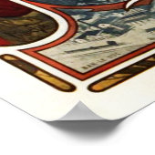 Alphonse Mucha Beer van het Muse Poster (Hoek)