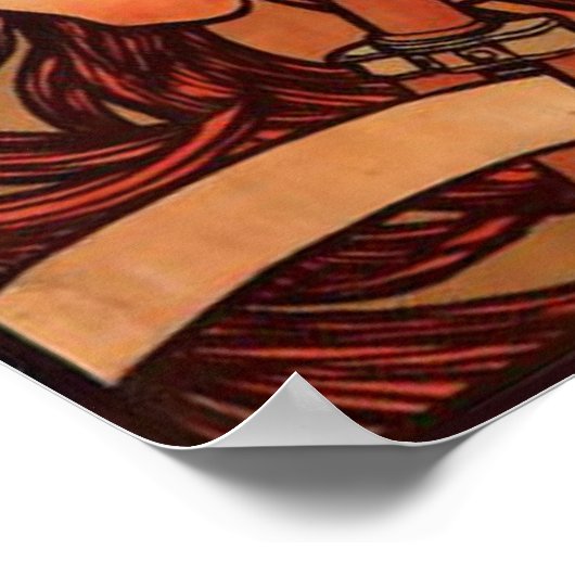 Alphonse Mucha  Bicycle Poster (Hoek)