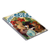 Alphonse Mucha Bieres de La Meuse Notitieboek (Rechterzijde)