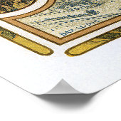 Alphonse Mucha: Bieres de la Meuse Poster (Hoek)