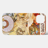 Alphonse Mucha Biscuits Lefevre-Utile Case-Mate iPhone Case (Achterkant (horizontaal))