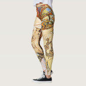 Alphonse Mucha Biscuits Lefevre-Utile Leggings (Links)