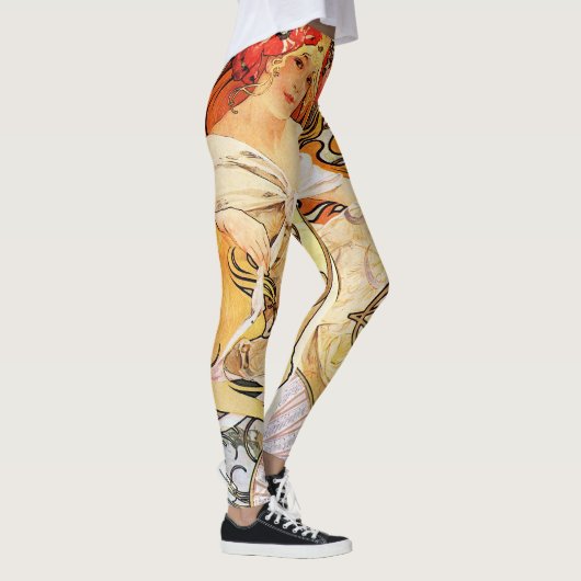 Alphonse Mucha Biscuits Lefevre-Utile Leggings (Rechts)