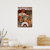 Alphonse Mucha Biscuits Lefevre Utile Poster (Keuken)