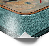 Alphonse Mucha Biscuits Lefevre-Utile Speckled van Foto Afdruk (Hoek)