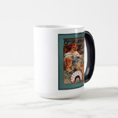 Alphonse Mucha Biscuits Lefevre-Utile Speckled van Magische Mok (Voorkant rechts)