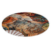 Alphonse Mucha Biscuits Lefevre-Utile Speckled van Snijplank (Hoek)