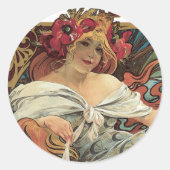 Alphonse Mucha "Biscuits" Stickers (Voorkant)