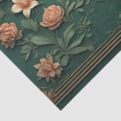 Alphonse Mucha Bloemen Weelde Salie Groene Trouwda Tissuepapier (Detail)
