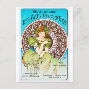 Alphonse Mucha Briefkaart