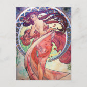Alphonse Mucha Briefkaart (Voorkant)