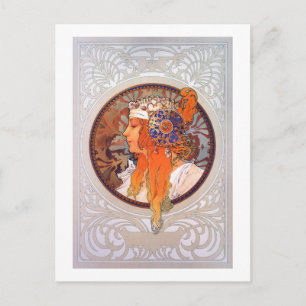 Alphonse Mucha Briefkaart