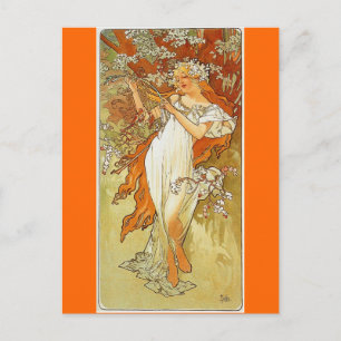 Alphonse Mucha Briefkaart