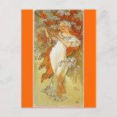 Alphonse Mucha Briefkaart (Voorkant)