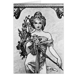 Alphonse Mucha Broken Blossom