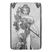 Alphonse Mucha Broken Blossom Badmat (Voorkant Verticaal)