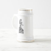 Alphonse Mucha Broken Blossom Bierpul (Voorkant links)