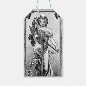 Alphonse Mucha Broken Blossom Cadeaulabel (Voorkant)