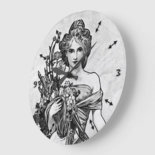 Alphonse Mucha Broken Blossom Grote Klok (Hoek)