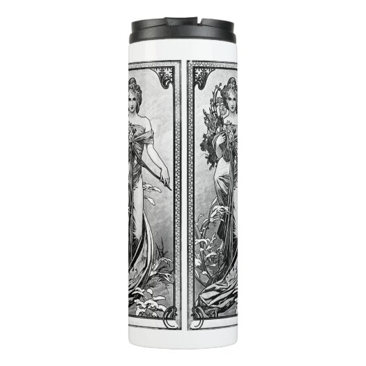 Alphonse Mucha Broken Blossom Thermosbeker (Achterkant)