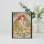 ALPHONSE MUCHA CHANSONS D'AJEULES BRIEFKAART (Staand voorkant)