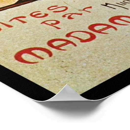 ALPHONSE MUCHA CHANSONS D'AJEULES POSTER (Hoek)