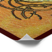 alphonse mucha chocolade bij mexicain poster (Hoek)