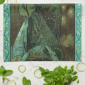 Alphonse Mucha Clair de Lune Kitchen Towel Theedoek (Gevouwen)